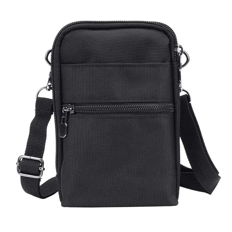 Wholesale Custom Logo RFID Blocking-casual Water Resistant Messenger Cell Mobile Phone Bags Crossbody Sling Bag