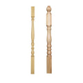 Condibe European Style Wooden Original Color Railing Fence