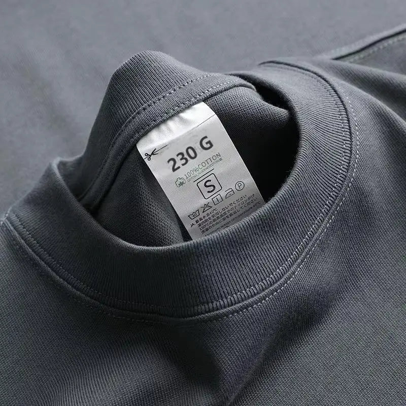 Over Sized Jersey Tshirt Blank 100% Coton OEM T-shirt Man 230 Gsm Custom Heavyweight Puff Print Soft Cotton T Shirt Men