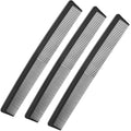 Professional Salon Fine Tooth Hairdressing Styling Combs Hot Carbon Barber Combs with Plastic Handle for Styling
