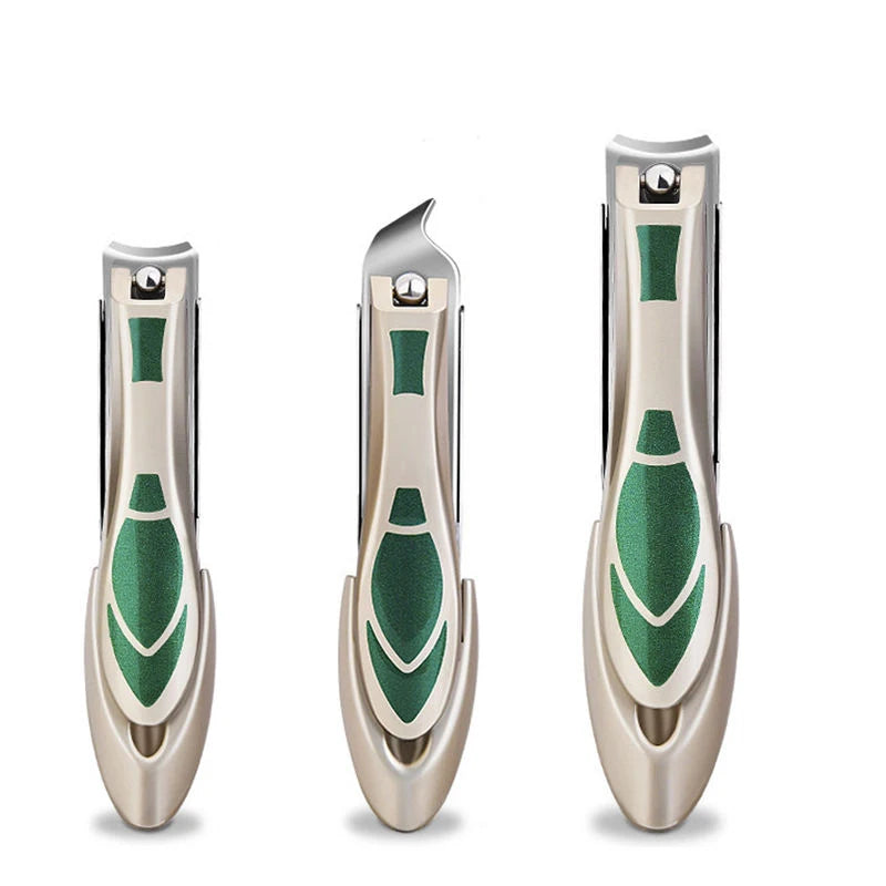 3 Pcs Manicure Pedicure Set Nail Clipper Stainless Steel Professional Nail Cutter Tools for Home
