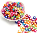 Acrylic Round Heart Butterfly Beads With Hole for Earring Pendants Jewelry Necklace Finding Accessories Chinese Suppliers