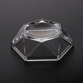 Direct Manufacturer-Luxury PS Acrylic Sphere Holder 6*5*2.2cm Glass Ball Stand Base 2mm Thickness Clear Color Easy Display Racks