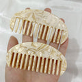 SAIYII New Arrival Semicircle  Custom Logo Korean Hair Comb Wide Tooth Detangling Acetate Hair Accessories Comb for Women