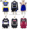 OEM Free Custom Design All Star Cheer Dance Costumes Uniformes Cheerleading Spandex in Full Rhinestones for All Ages