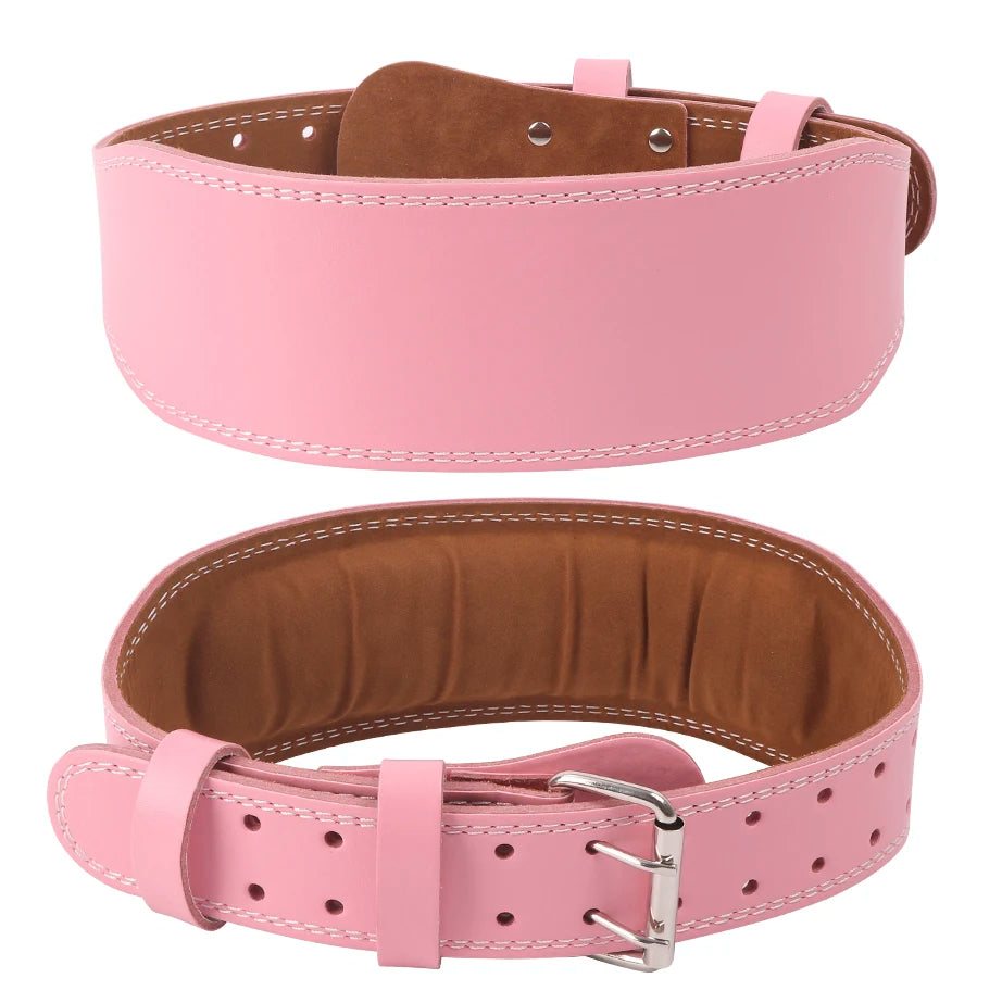 Bodybuilding Workout Customized Logo Workout Strength Pink  Fitness Safety Weight Lifting Belt for Girls