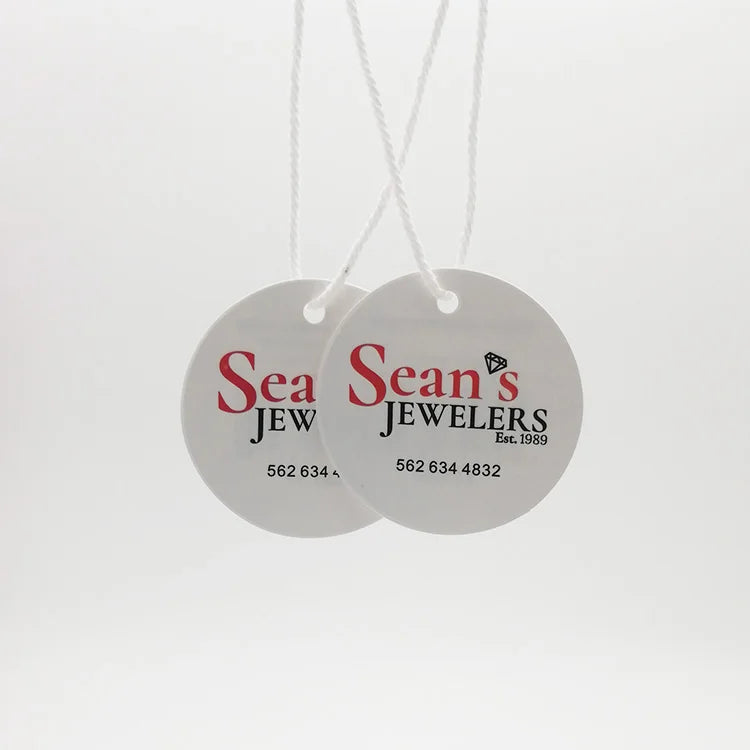 Custom Round Clothing Hang Tag Paper Brand Tag for Garment