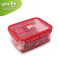 Custom Design 4 Side Lock Microwave Safe Food Container Watertight