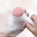 3D Silicone Facial Cleansing Brush Manual Massage Facial Cleaner Brush Soft Bristles Exfoliator Double Sided Face Wash Brushes