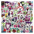 50Pcs Invader ZIM Funny Cartoon Vinyl Graffiti Stickers Label for Child Laptop Notebook Bottle Home Wall Decor Sticker