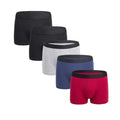Custom Logo Breathable Comfortable Cotton Boxer Briefs for Men U Convex Men'S Clothing Underwear Solid Color Shorts