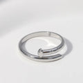 BM Hypoallergenic Jewelry Non Tarnish Women Stainless Steel Nail Ring Women