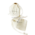 Custom Organic Small Cotton Linen Bag for Jewelry Storage Beige Drawstring Pouch with Screen Printing Recyclable Craft Use