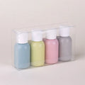 2024 New Arrival Empty Round Fashion Plastic Bottle Easy to Use Flip Cap Travel Kit Bottle Face Cream Facial Cleanser Container