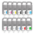 Ocbestjet 700ml 12 Colors PFI-1700 PFI1700 Compatible Ink Cartridge with Pigment Ink for Canon Pro 2000/4000/4000s/6000s Printer