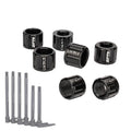 Road Bicycle Thru Axle Rod Nut M12/15 Bicycle Wheel Set Nut Pitch P1.0/1.5/1.75mm Mountain Bike Barrel Shaft Front Fork Nut