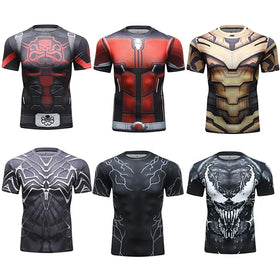 Cody Lundin 3D Print Superhero Fitness Gym T Shirt Custom Your Own Logo Graphic Men's T-Shirts