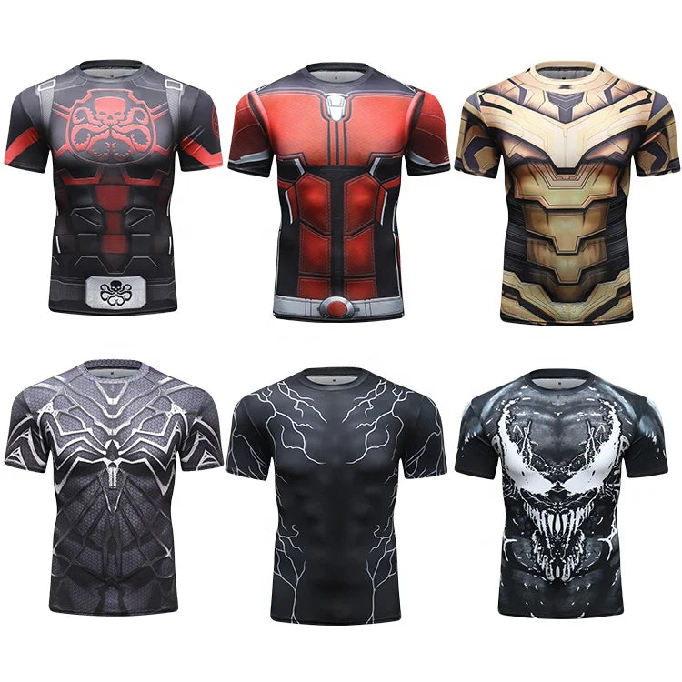 Cody Lundin 3D Print Superhero Fitness Gym T Shirt Custom Your Own Logo Graphic Men's T-Shirts