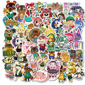 50Pcs Hot Sale Animal Crossing Graffiti Label for Phone Bottle Laptop Luggage Table Wall Car Game Stickers