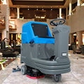 24V Electric MINI Ride-On Hotel Use Cleaning Equipment New Double Brush Floor Scrubber Machine Inclusive Motor Pump Maintenance