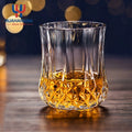 320ml Old Fashioned Tumblers Home Bar Crystal Diamond Whisky Glass for Cocktail Vodka Rum Liquor for Tequila Carton