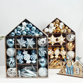 Luxury High Quality Plastic Handmade Waterproof Christmas Tree Ornaments Ball Set Gift Pack