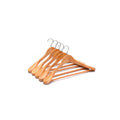 Ready to Ship Multifunction High-grade Adult Shoulder Hanger Big Size Suit Wooden Hangers Living Room Stand Double Modern Glossy