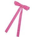 French Headwear Accessories Plain Color Ribbon Barrette Adult Velvet Long Hair Bows