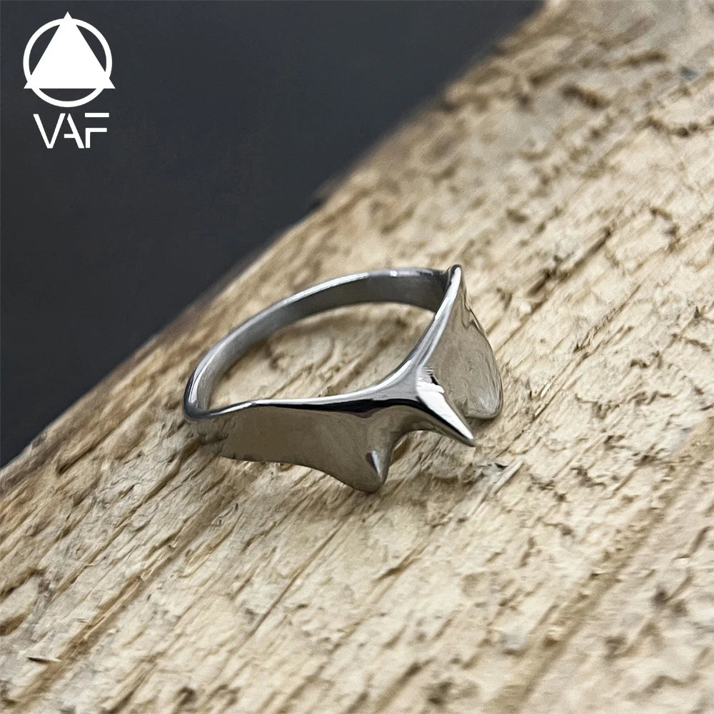 VAF Irregular Shape Anel Masculino Anillos Para Hombre Acero Inoxidable Stainless Steel Irregular Ring for Men Women