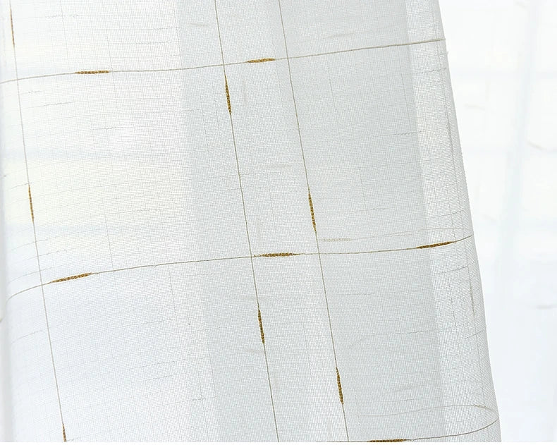 New Style Voile Curtain Netting Fabric Ready Stock Sheer Curtains