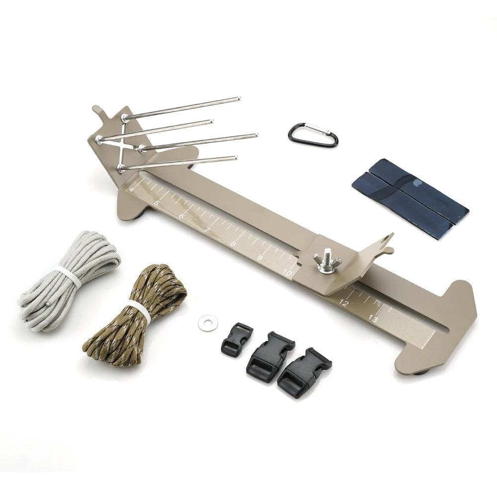 Bracelet Maker Tool Kit Adjustable Length Metal Weaving DIY Craft Maker Tool Monkey Fist Jig