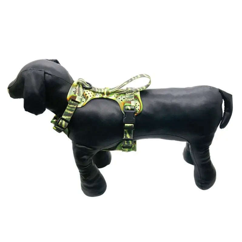 2023 Custom Eco-Friendly Solid Pattern PVC Polyester Dog Harness Set Waterproof Small Size Poop Bag Holder with Dispenser Collar