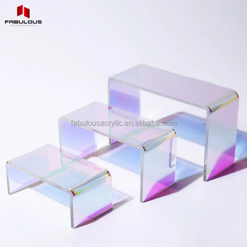 Manufacturers Direct Colorful Acrylic Sheet Processing Custom Acrylic Desktop Storage Rack Display Racks