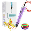 Interactive 3d Drawing Pen 3d Pen Drawing Colorful 3d Printing Design Filament Refill Creative Toy 3d Printer Pen