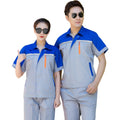Men's Women's Summer Construction Safety Suit High Visibility Short Sleeve Breathable Workwear Reflective Uniform for Plus Size