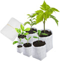 Disposable Environmental protection Seed Bag White Disposable Non Woven Seeds Nursery Pouch Eco-friendly Fabric Seedling Bags