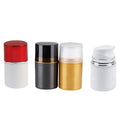 Luxury Short Frosted Colored Airless Pump Lotion Bottles 30ml-200ml PP Sizes for Thick Cream and Shampoo Use