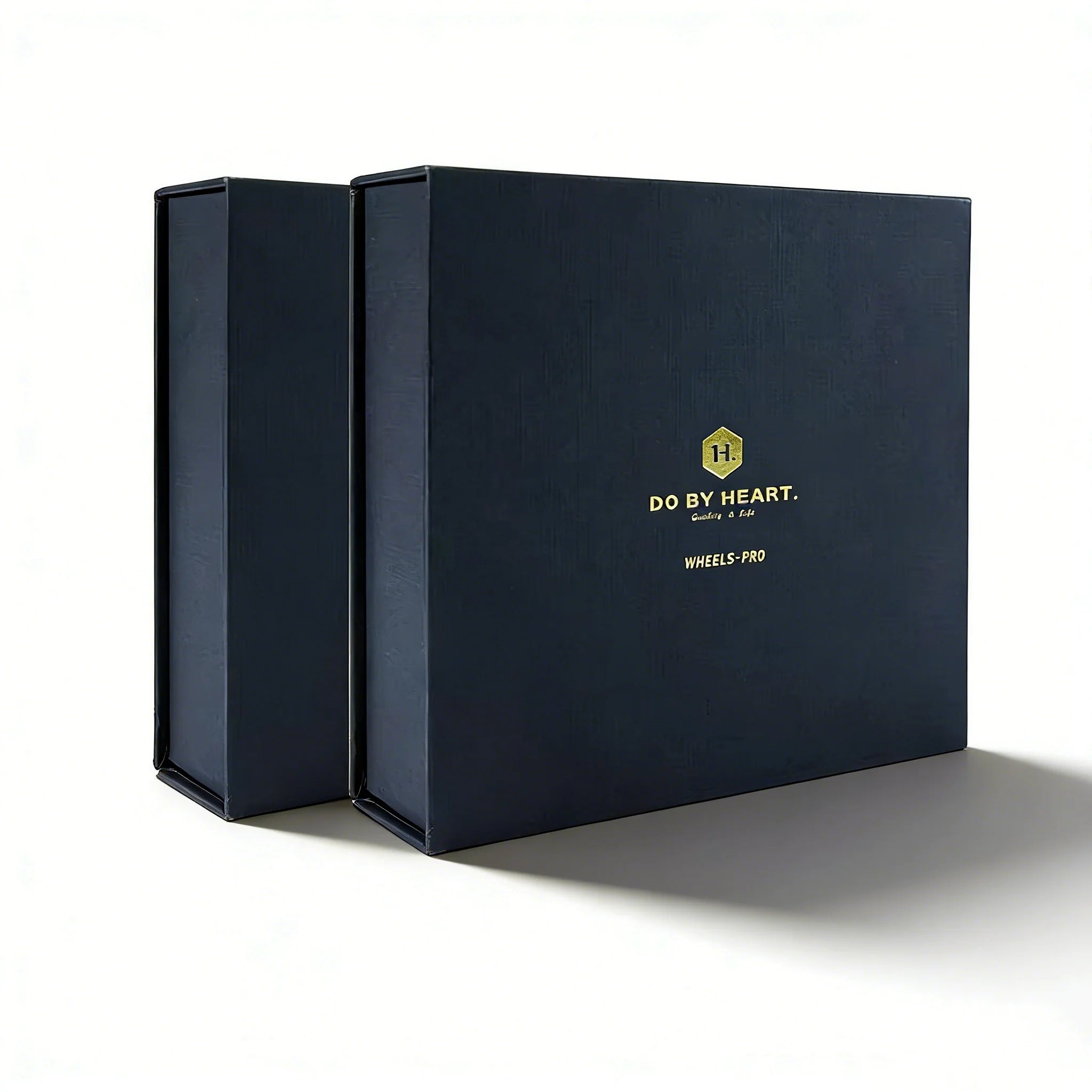Customized Luxury Cardboard Packaging Flip Cover Magnetic Gift Box Black Gift Packaging Boxes With EVA