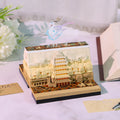 New Arrival Double-Sided 3D Calendar Sticky Notes Block Unique Business Gift Promo 3D Memo Pad with Low MOQ