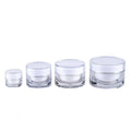 Luxury Cosmetic Containers Acrylic Plastic Jar 5g 10g 15g 20g 30g 50g Acrylic Cream Jar with PP Inner
