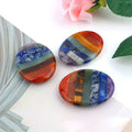 DIY Natural 7 Chakra Energy Worry Stone Gifts Box Crystals Healing Stones Gemstone Chakra Crystal Set
