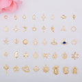 Fashion Jewelry Custom Pendant Copper Charms for Bracelets Fish Crown DIY Making for Spacer Beads Jewelry Accessories