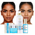 New in 2023 Ailke 4 Piece Glow High-End Caramel Natural Facial Kit Cream Skin Care Set for Oily Skin