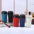Custom 304 Stainless Steel Double Wall Vacuum Flask Portable Office & Outdoor Camping Coffee Cup with Suction Cup Feature