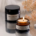 Wholesale Small Brown Bottles of Blended Soybean Wax Mini Scented Candle Travel Canned Candle Jars
