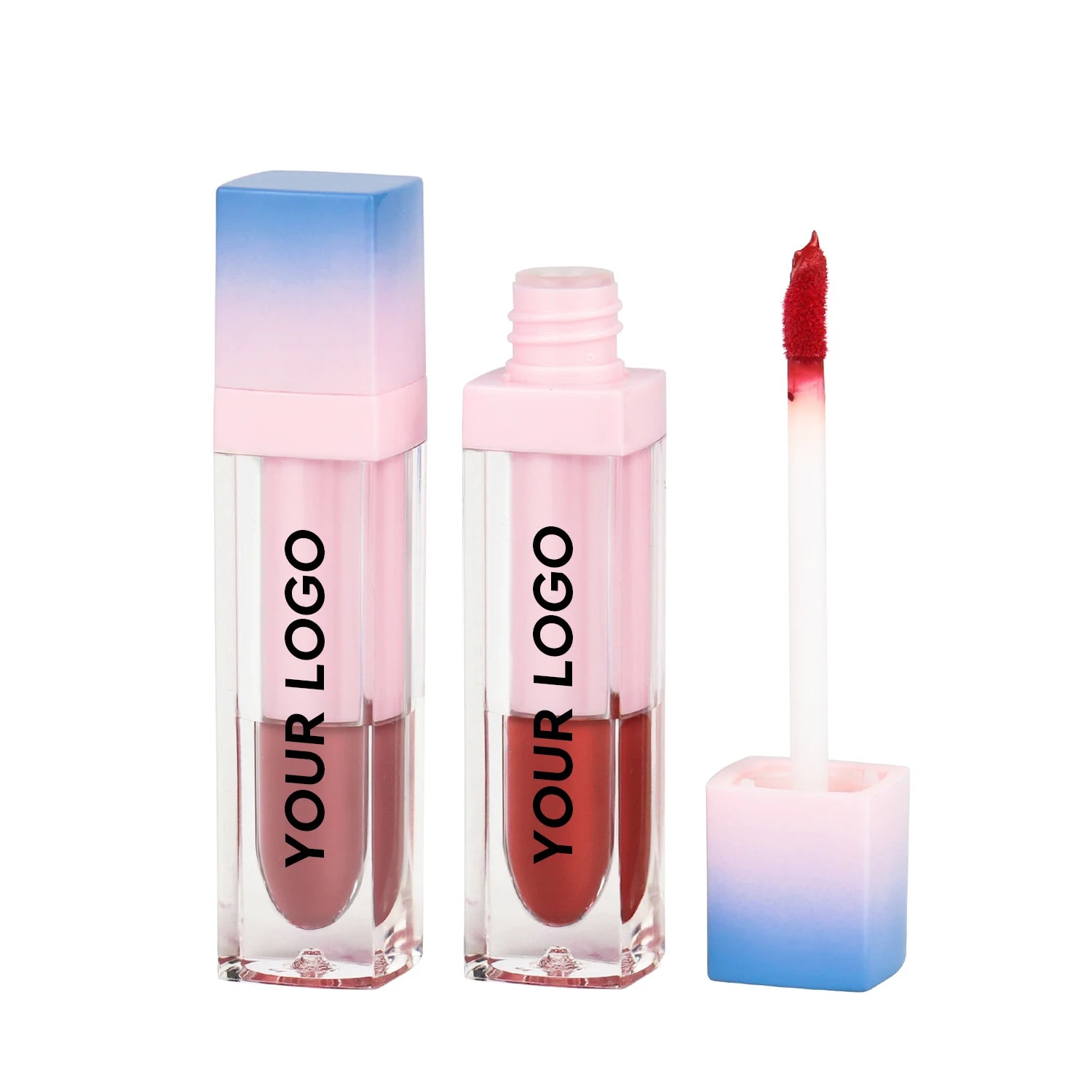 Wholesale Vegan Cosmetics  Lipgloss Vendor Custom logo Glitter Lipgloss Private Label Lip Gloss