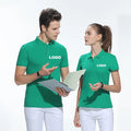 Unisex High Quality White Golf T-Shirt with Custom Logo Embroidery Solid Pattern Knitted Fabric Blank Collar