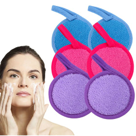 Double Sided Reusable Makeup Remover Pad Facial Clean Cotton Rounds Pad Set Customization