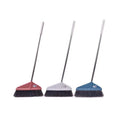 Factory Wholesale Cheap Clean Soft Hair Triangle Lengthened Widened Stainless Steel Handle European Style PP+PET Bristle Broom