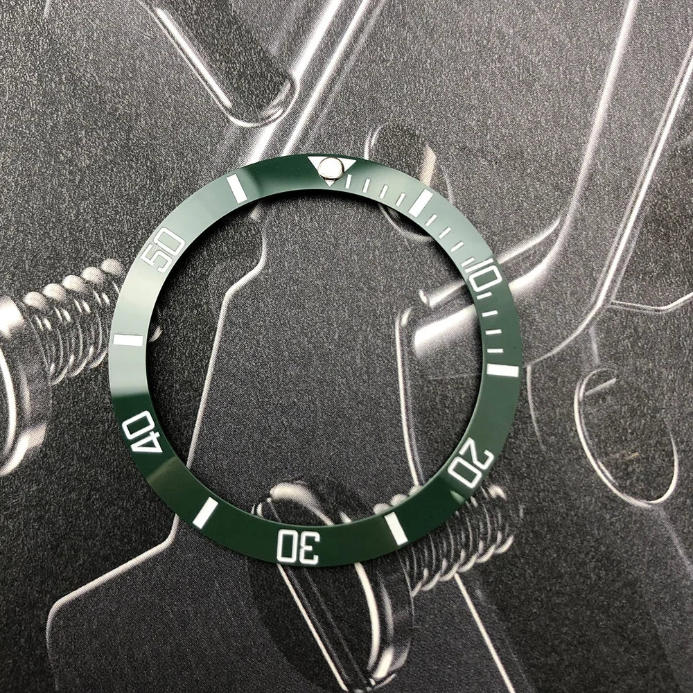 SKX007 009 38mm Slope Dark Green Ceramic Bezel Insert Watch Parts Product